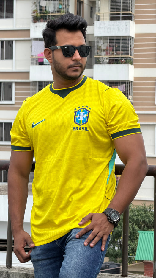 Brazil FIFA 26 Home Jersey - Premium Fan Edition